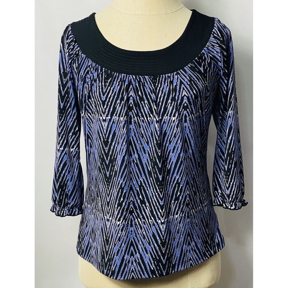 Worthington Petite top Size PS Stretch 3/4 Sleeves
